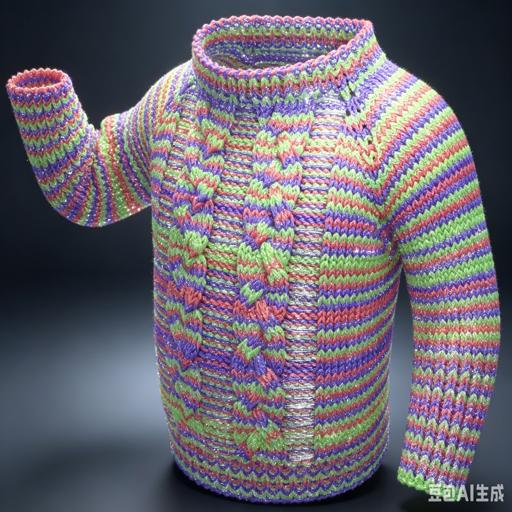 Representative figure from A Multi-scale Yarn Appearance Model with Fiber Details