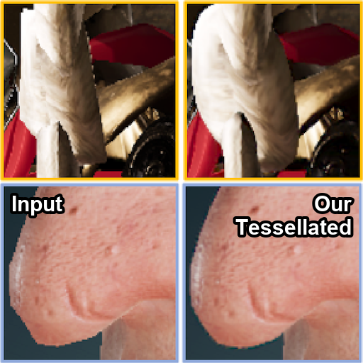 Representative figure from Neural Image Space Tessellation